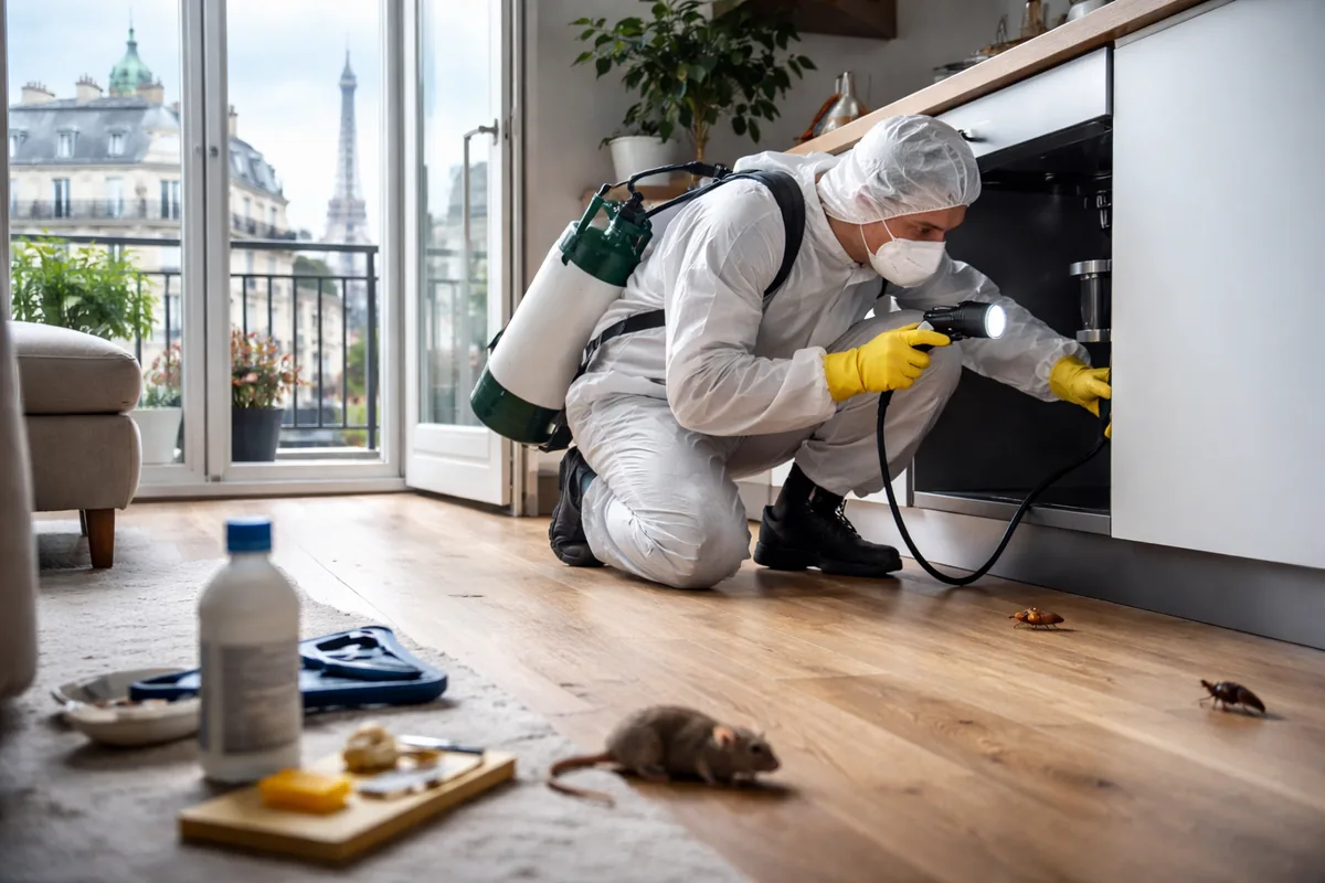 Comment gérer une infestation de nuisibles à domicile à Paris