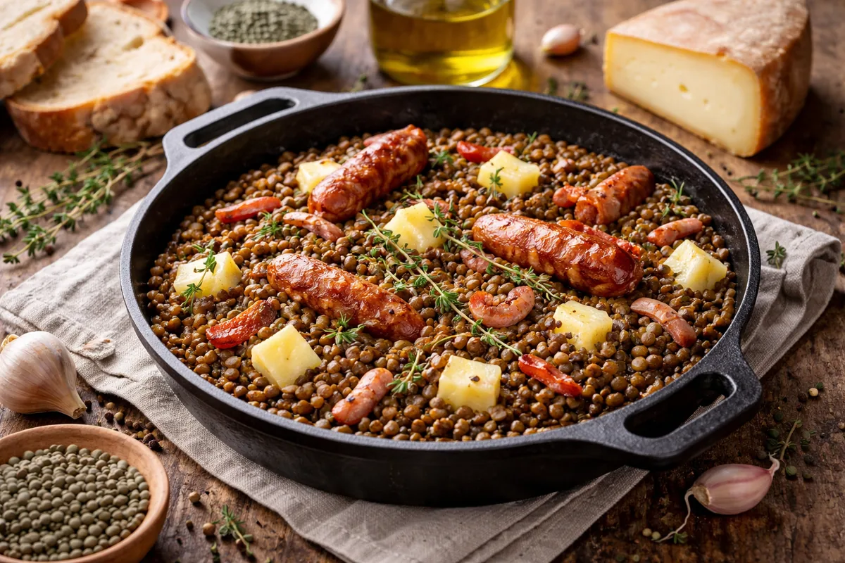 Comment préparer un plat savoyard original avec des lentilles