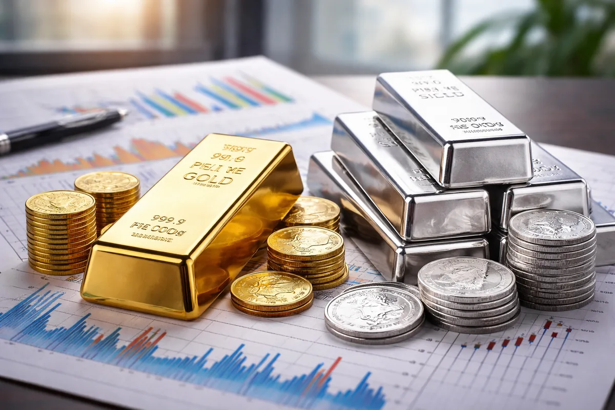 Comment se forme le cours de l'or et de l'argent sur le marché des métaux précieux ?
