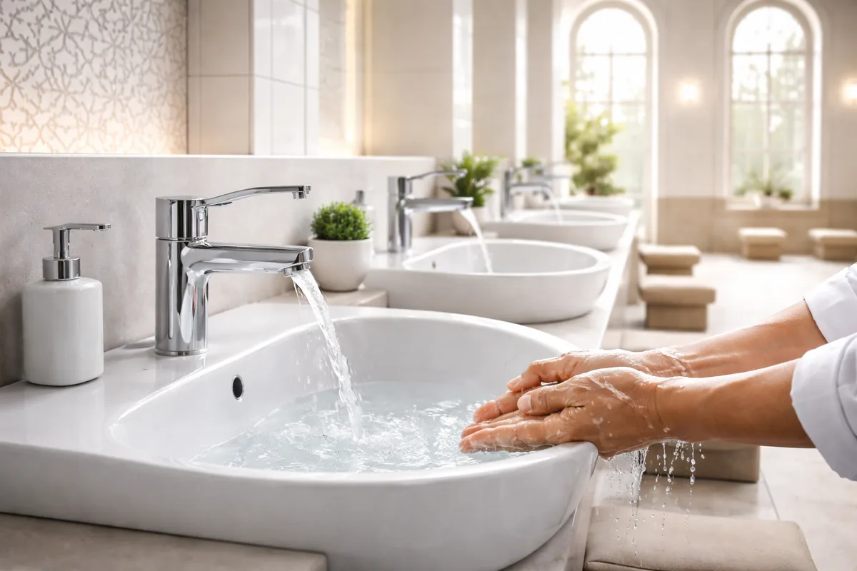 Comment le choix de lavabos d'ablutions en céramique antibactérienne améliore l'expérience de Wudu