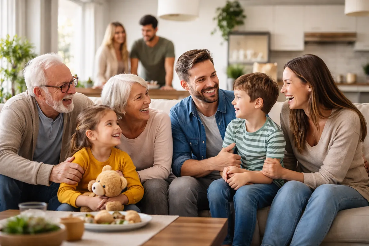 Les bienfaits d'un foyer intergénérationnel sur la famille